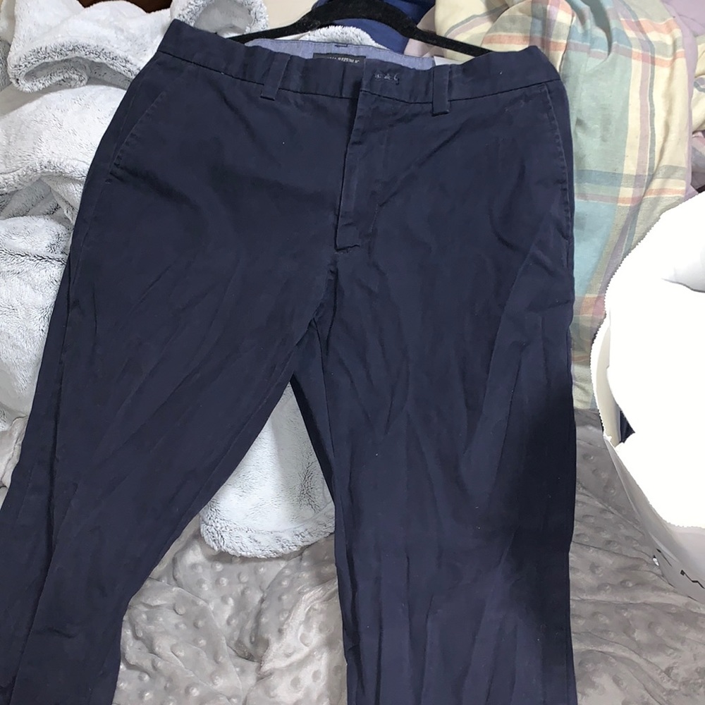 Banana Republic Aiden Chino Navy Blue Pants